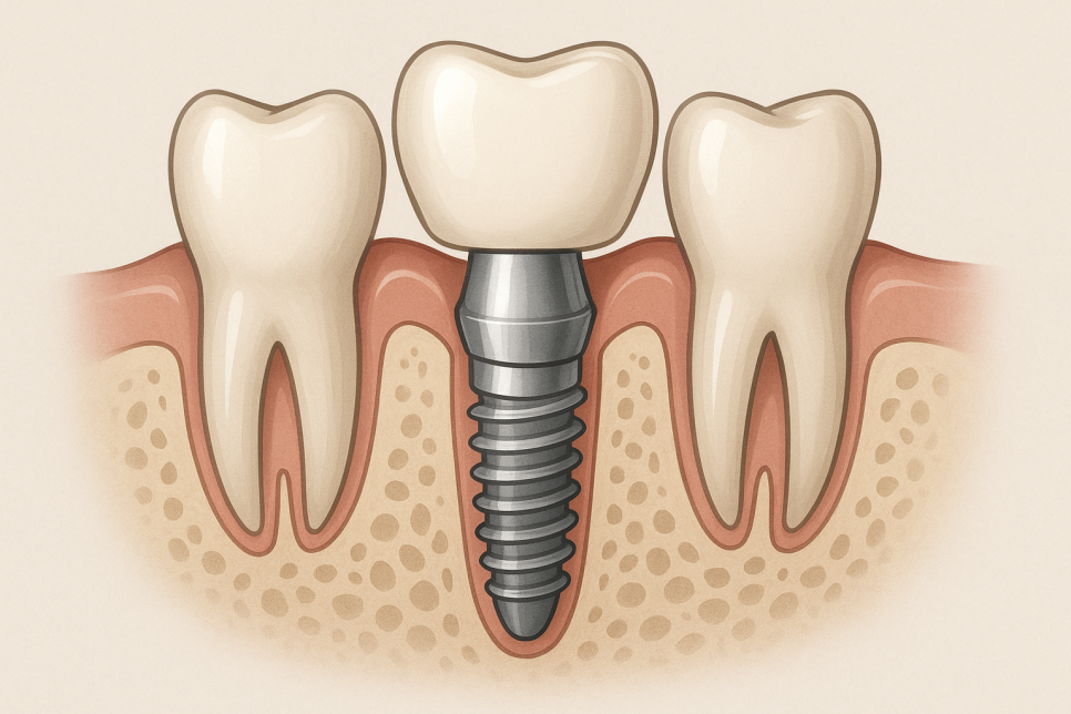앞니 임플란트 왜 잇몸이 내려앉아 보이나요? : 영등포구청 치과 관련 이미지 1