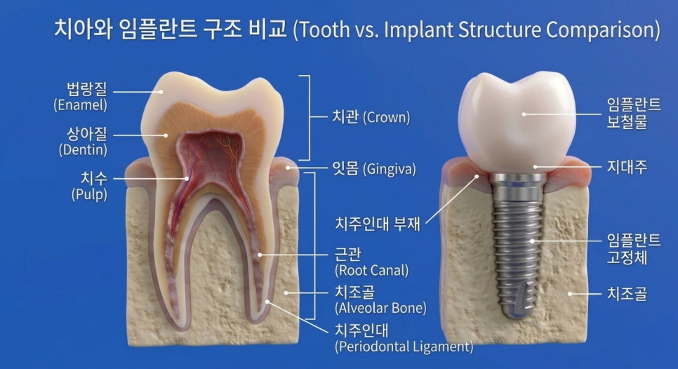 영등포 치과와 알아보는 자연치아 vs 임플란트,치주인대가 만드는 씹는 맛의 차이? 관련 이미지 4